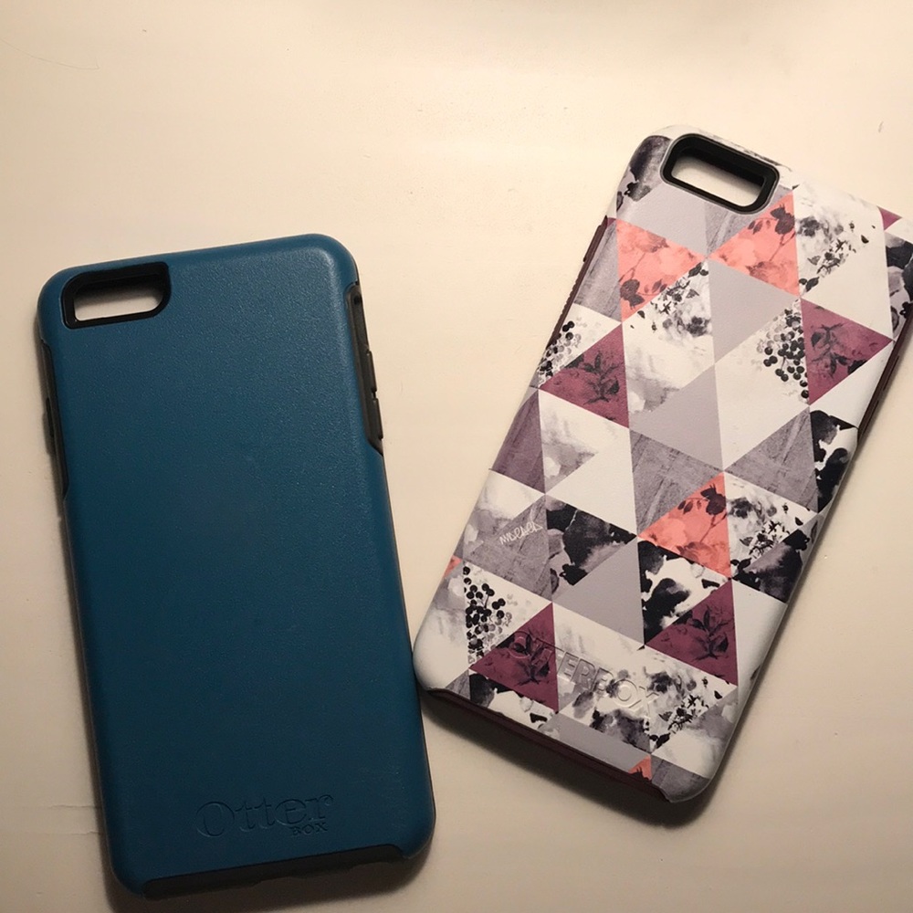 iphone 6 plus otter box symmetry case bundle of 2.